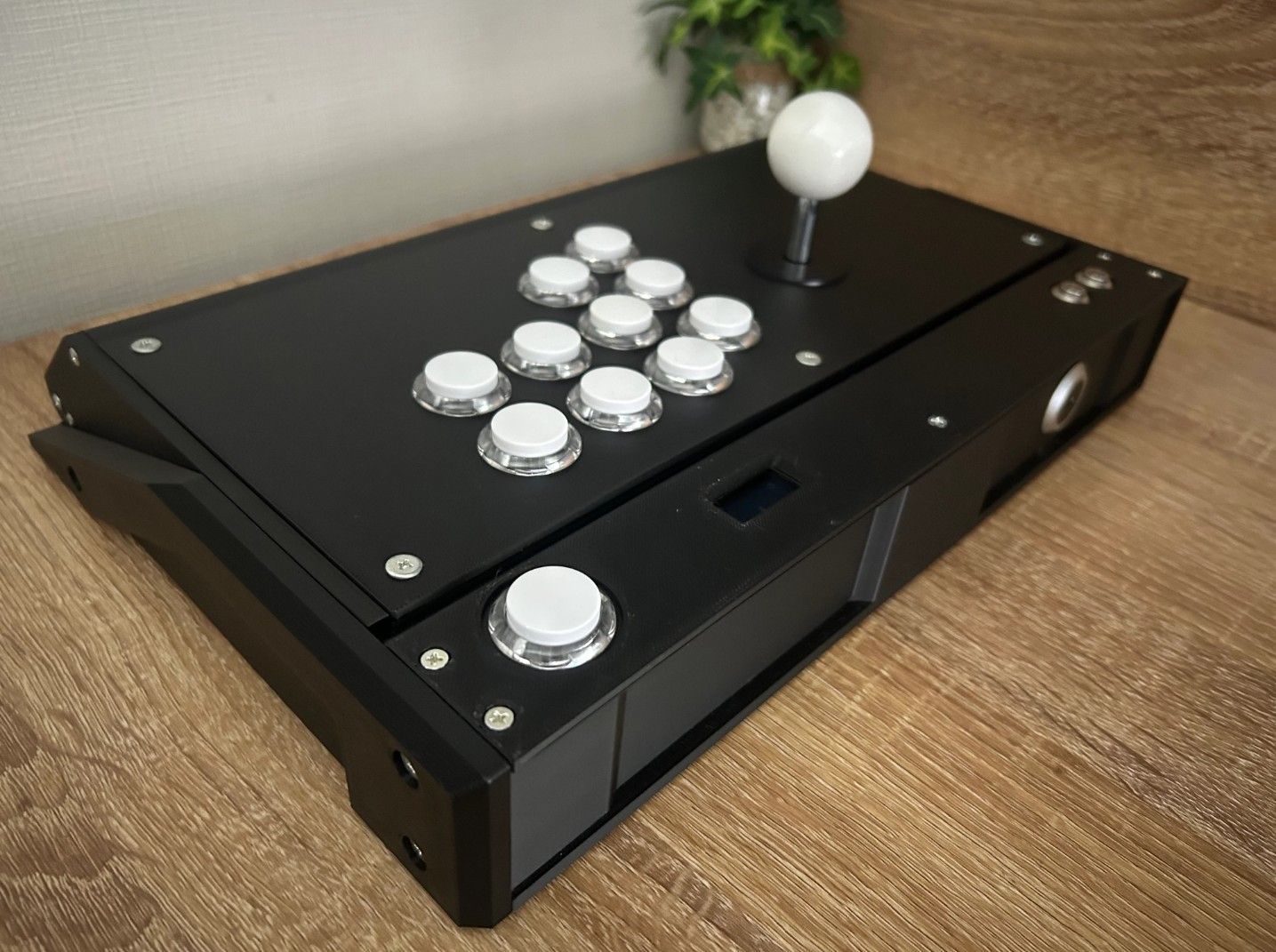 VFS-01】開閉できるアケコン24mmボタン/ブラック OLED搭載 - メルカリ