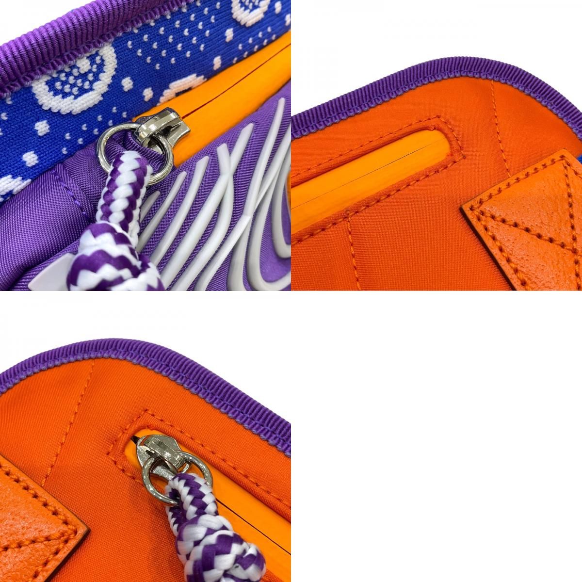 グッチ GUCCI GGナイロンベルトバッグ 752102 ブルー/パープル ラバー