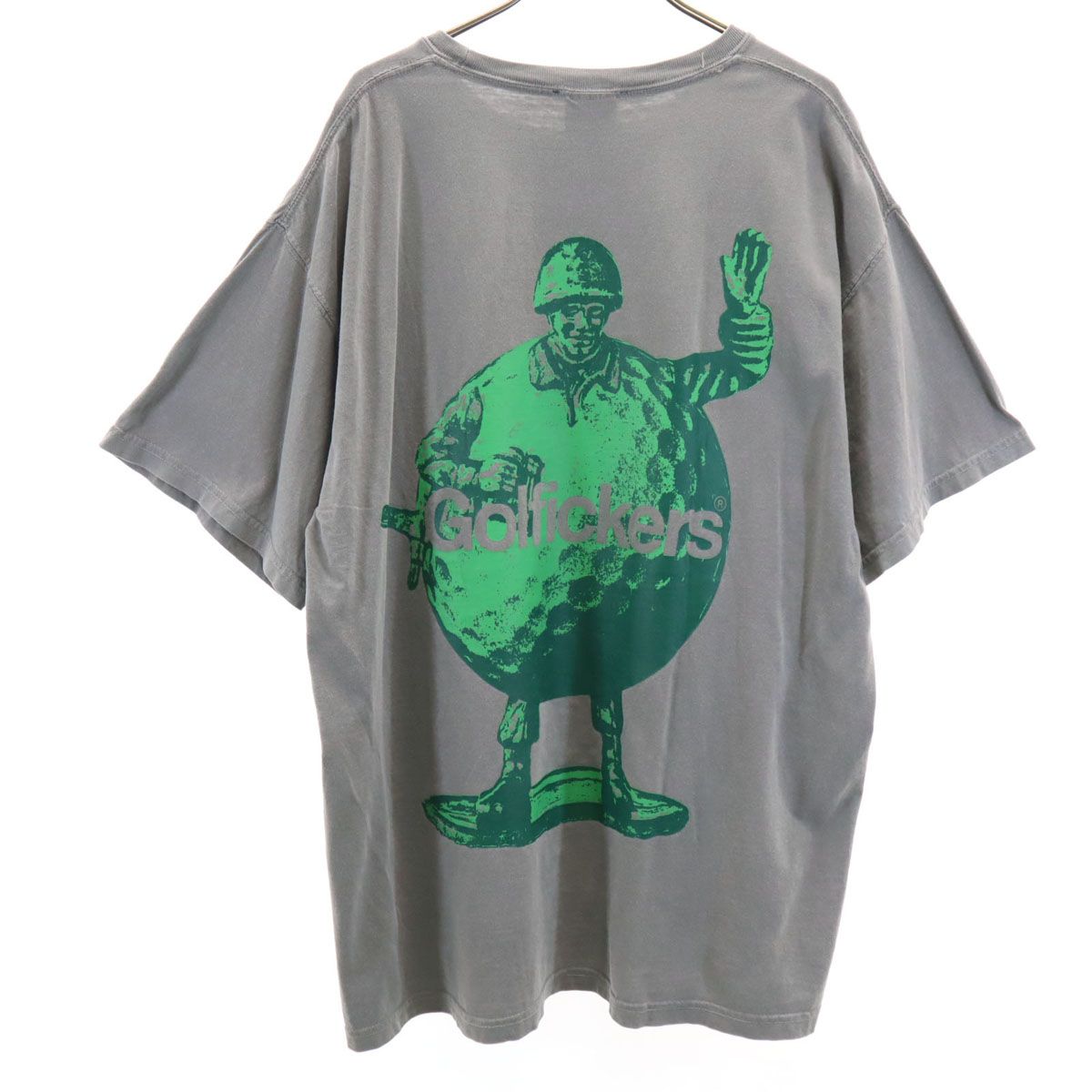 Golfickers ゴルフィッカーズ ゾンビ バックプリントTシャツ グレー Golfickers ゴルフィッカーズ バック プリント 半袖 Tシャツ XL