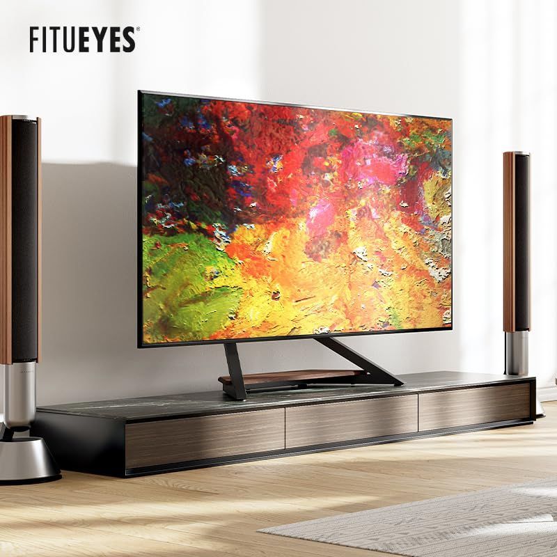 FITUEYES DESIGN テレビスタンド ロータイプ 55～88インチ 壁寄せ ...