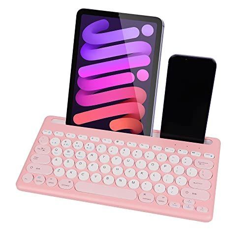 ピンク白 bluetoothキーボード ワイヤレス ipad対応 キーボード