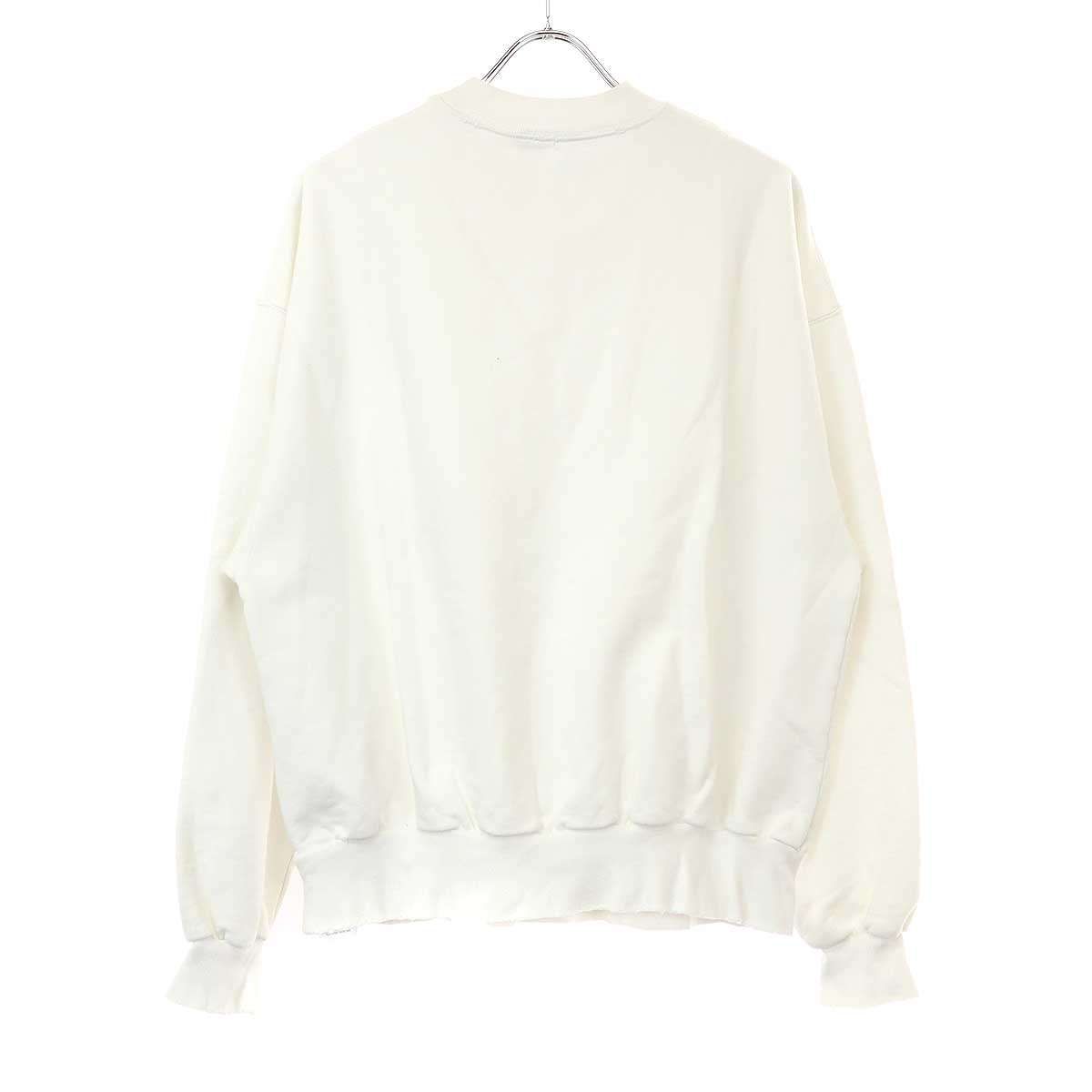 BALENCIAGA - BALENCIAGA バレンシアガ 22AW レタリングロゴ スウェットトレーナー 697869 TMVB5 ホワイト XS BALENCIAGA バレンシアガ 22AW レタリングロゴ スウェットトレーナー