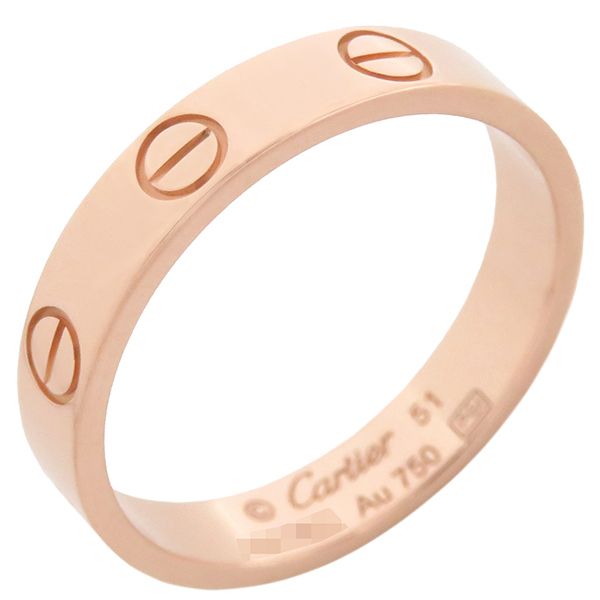 カルティエ Cartier リング 指輪 ミニ ラブリング K18PG ピンクゴールド 51 JP11 Au750 18金 11号 B4085251 箱