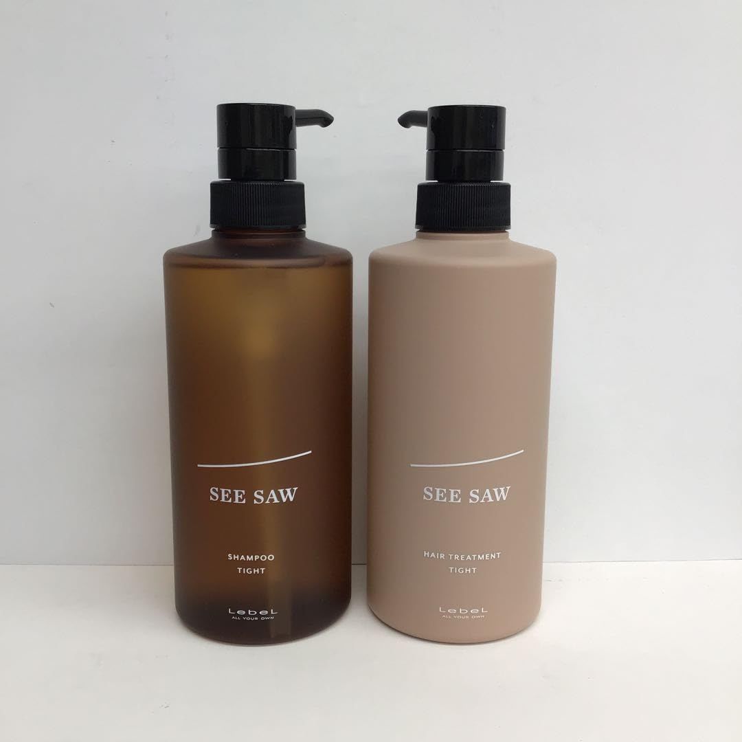 SEE SAW タイト　シャンプー&トリートメント 500ml サッシェ付き セット】ルベル シーソー SEE/SAW T タイト 500mLセット (ヘア