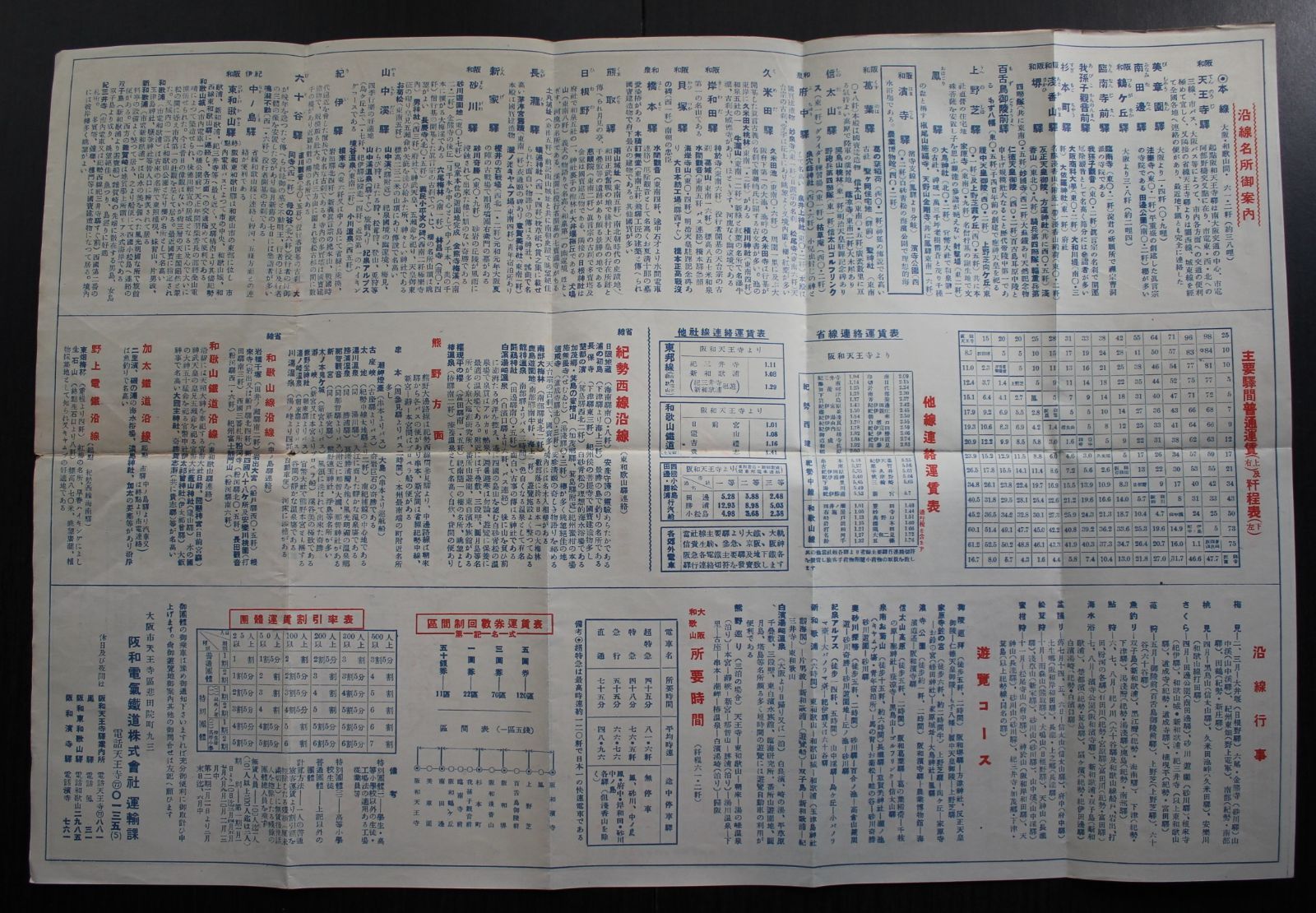 貴重】阪和電鉄「沿線御案内」 昭和10年ころ？ - メルカリ