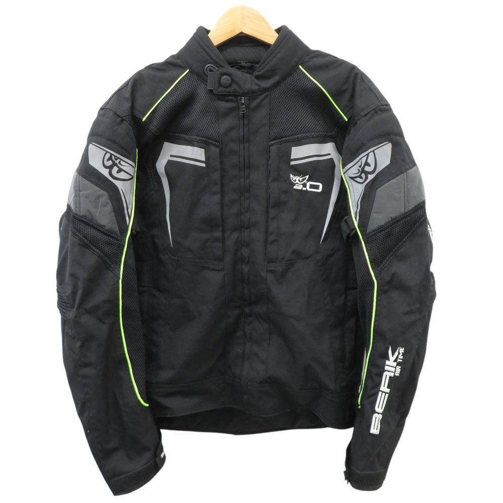 極美品✨BERIK ライダースジャケット　メッシュ　ブラック　ビッグサイズ 54 ベリック – BGP バイクギアプレミアム
