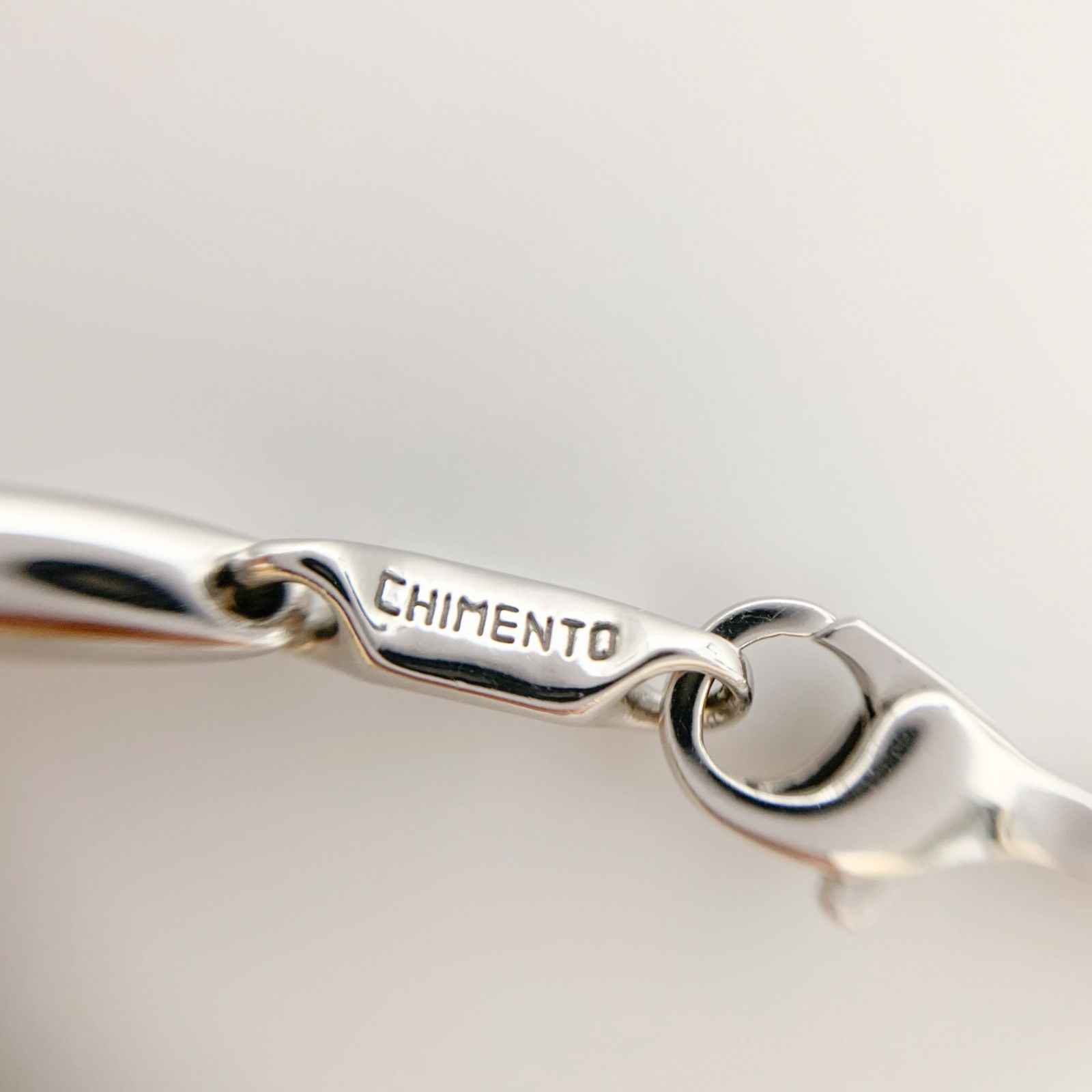 CHIMENTO(キメント) ネックレス K18ホワイトゴールド 中古】CHIMENTO キメント デザインネックレス チェーン