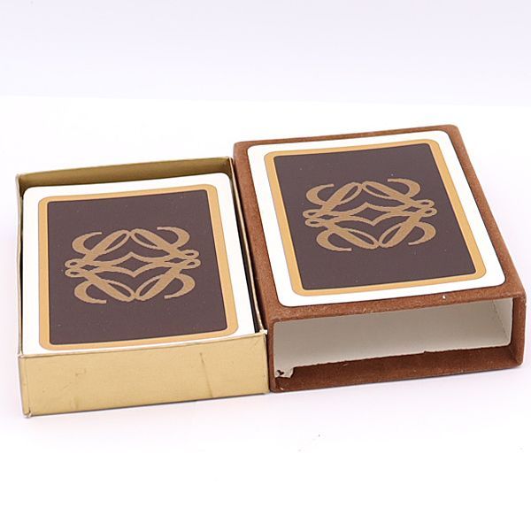 良品 ロエベ トランプ ブラウン YSD - メルカリ