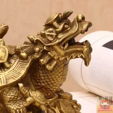 オブシディアン　龍亀　彫刻 置物 金　開運 風水 骨董　インテリア　アンティーク Amazon.co.jp: 吉祥 龍亀 ミニ置物 真鍮 銅製 ミニ龍亀の置き物