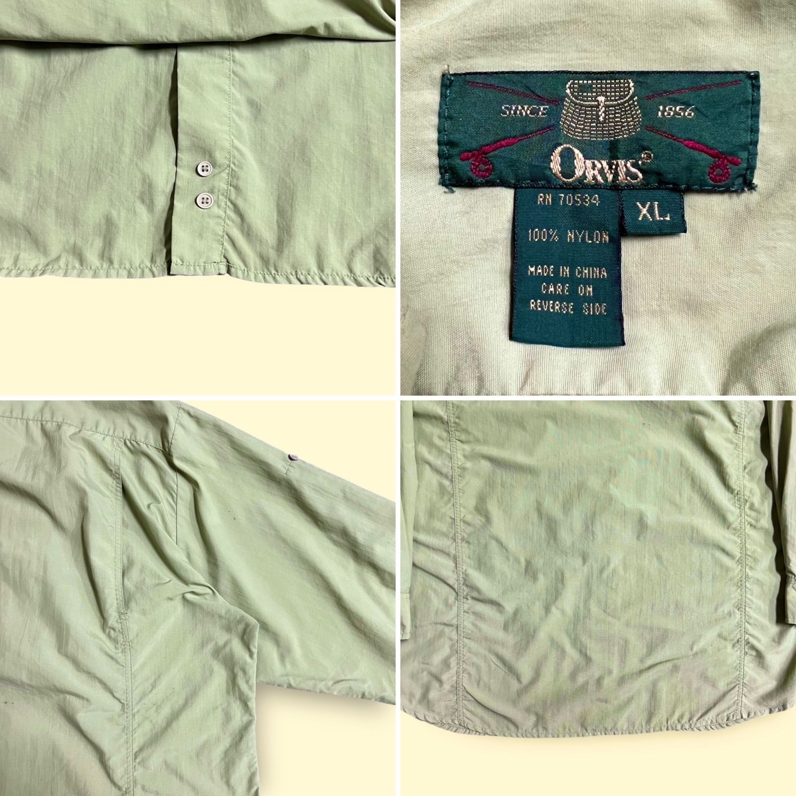 ウェア 90s orvis nylon shirt 90s ORVIS フィッシング ナイロンシャツ | Këvin Used Clothing