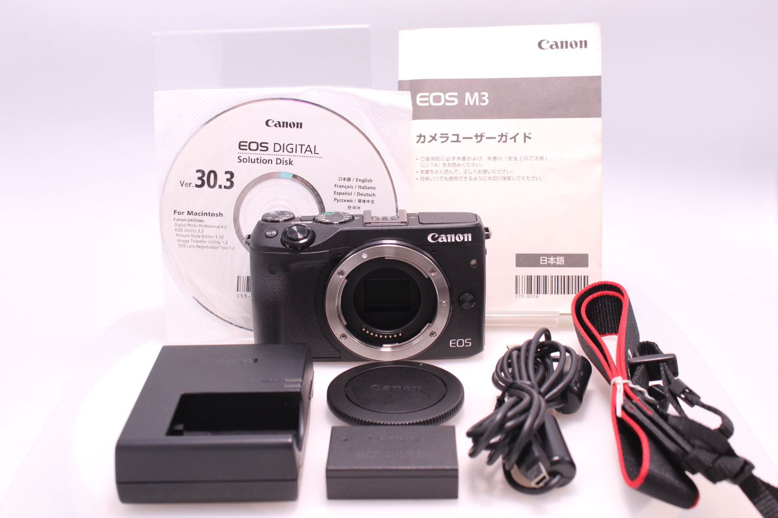 Canon EOS M3 ボディ ブラック EOSM3BK-BODY ミラーレス一眼カメラ