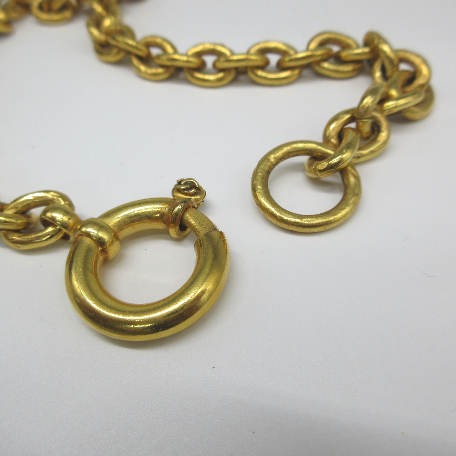 ヴィンテージ CHANEL トリプルココ】ロングネックレス ゴールド