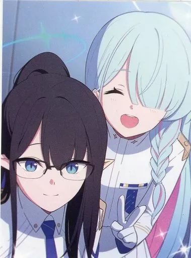 中古】キャラカード 七神リン＆連邦生徒会長 思い出の写真 「CD ブルー