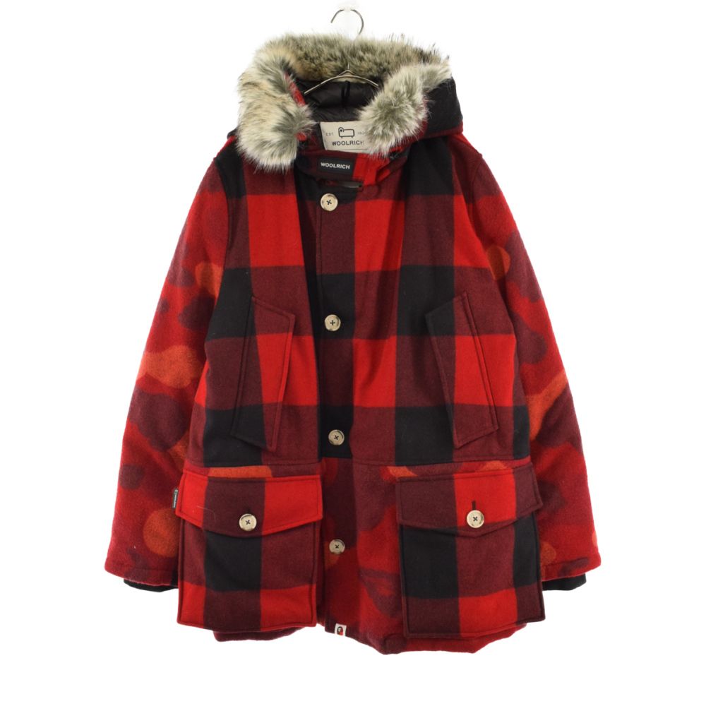 A BATHING APE (アベイシングエイプ) ×WOOLRICH ARCTIC PARKA ウール