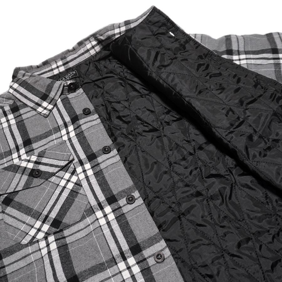 LA GATE QUILTING JACKET【GRAY×WHITE】 (M・L・XL・2XL)(エルエー 