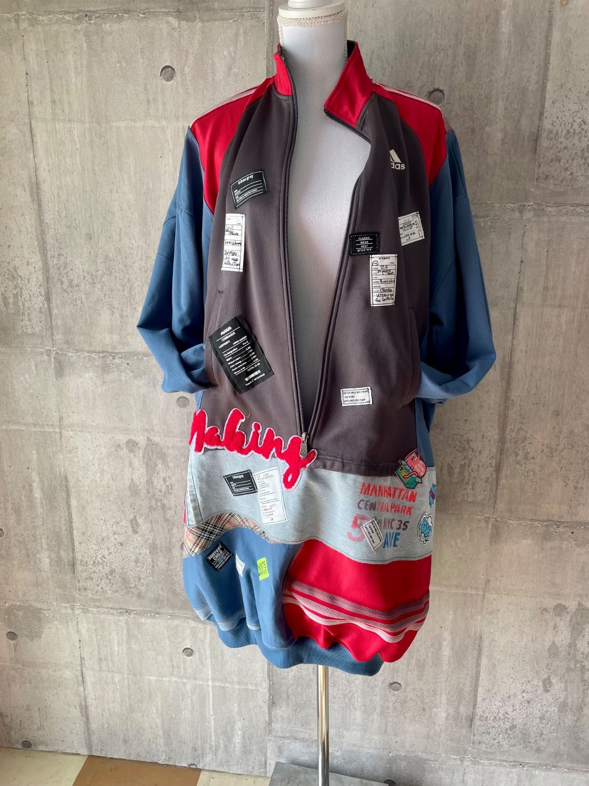 パッチワークワンピース