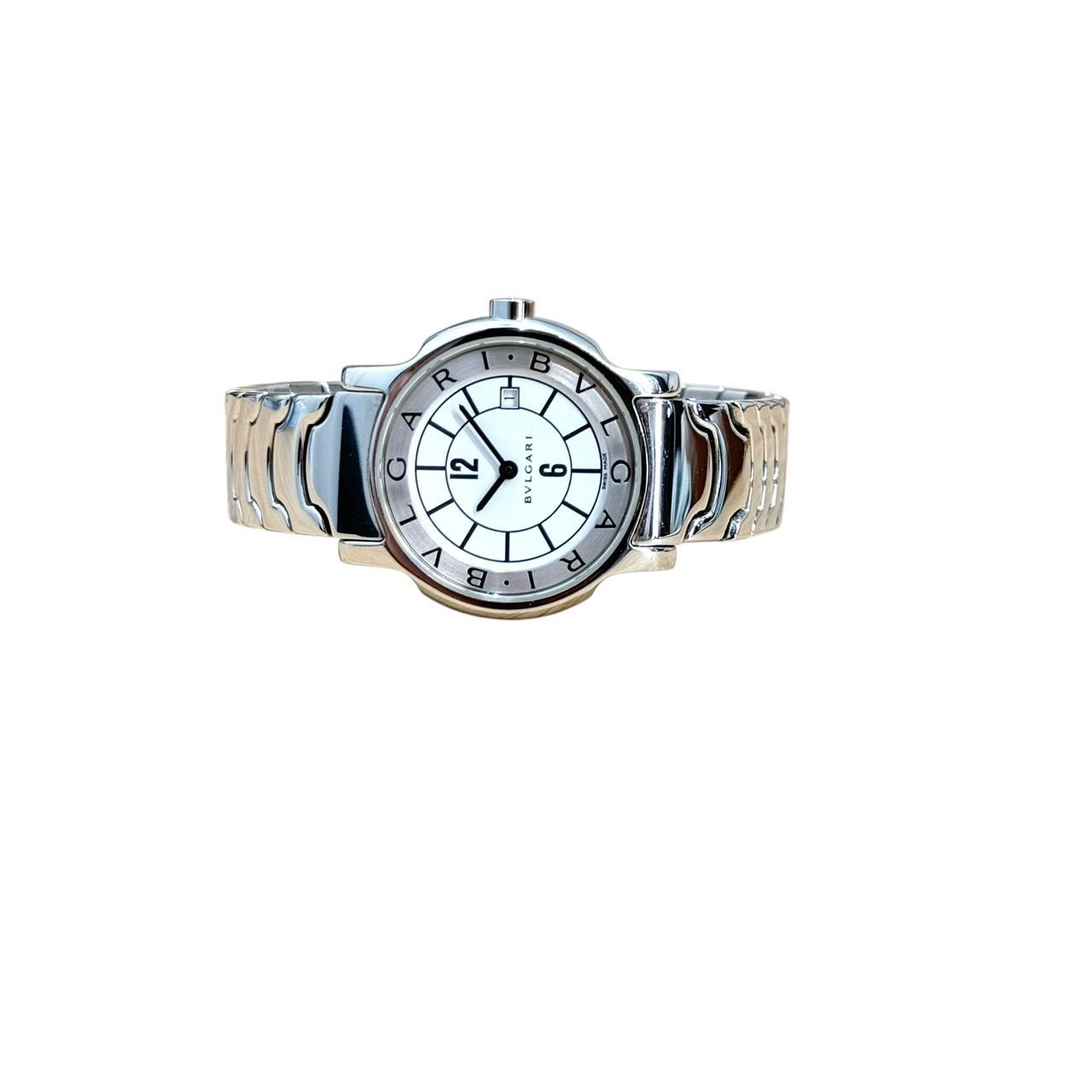BVLGARI ブルガリ ソロテンポ ST29S レディースQzブラック文字盤 中古 