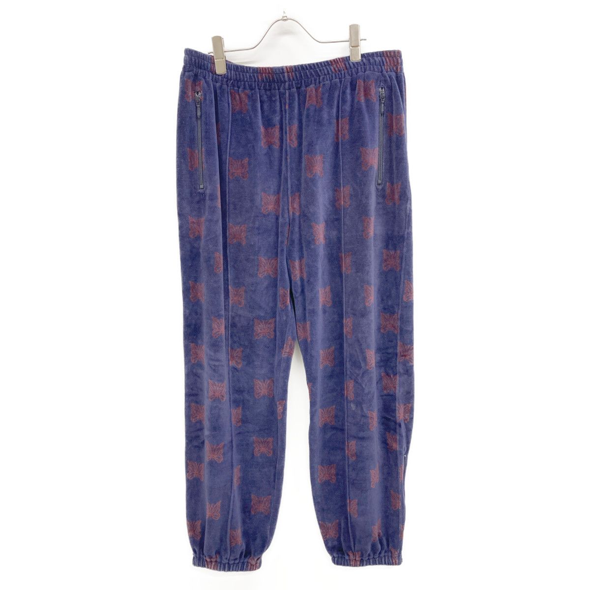 needles ニードルズ ﾈｲﾋﾞｰ LQ238 ZIPPED TRACK PANT - C/PE