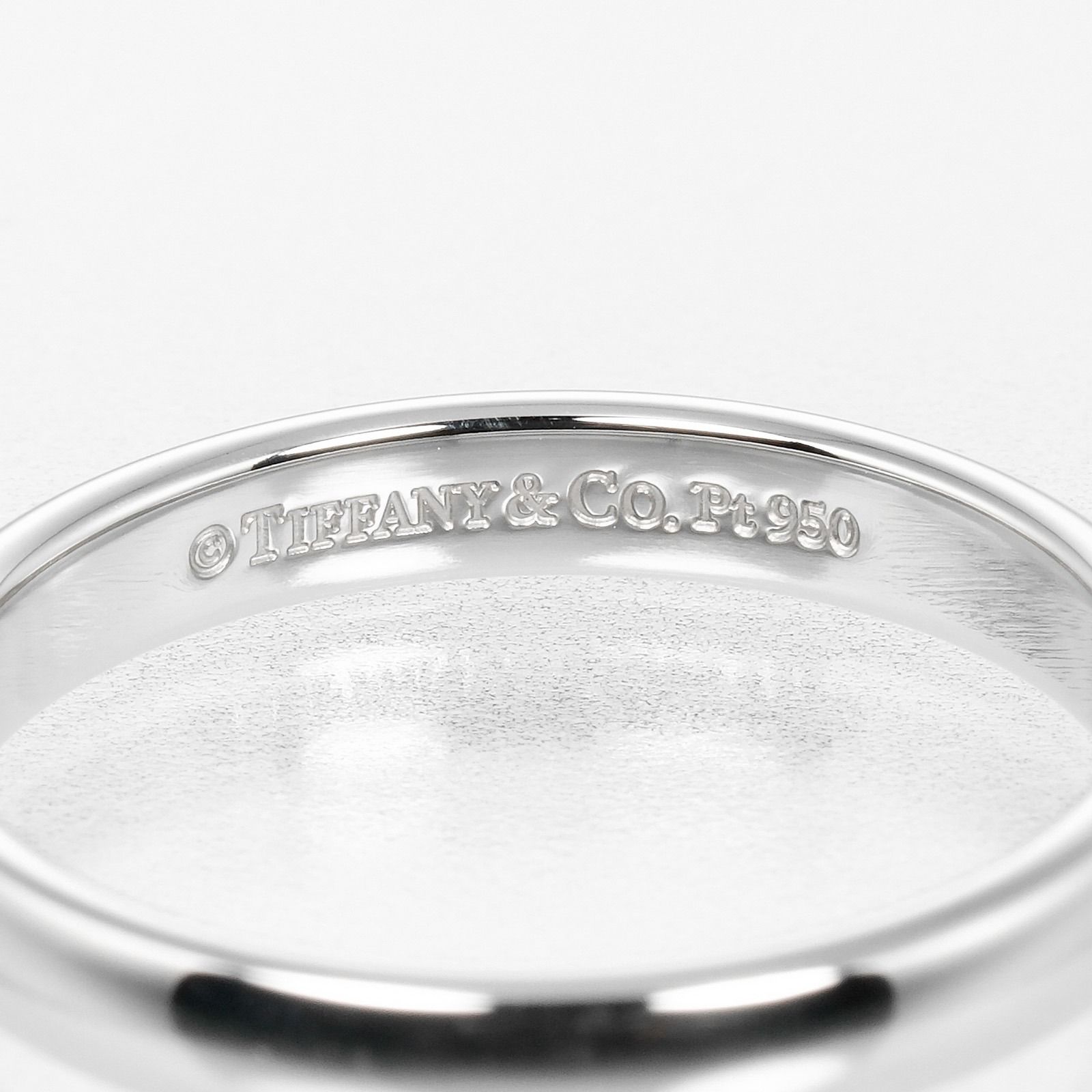 TIFFANY&Co.】ティファニー クラシック バンド 3mmモデル Pt950