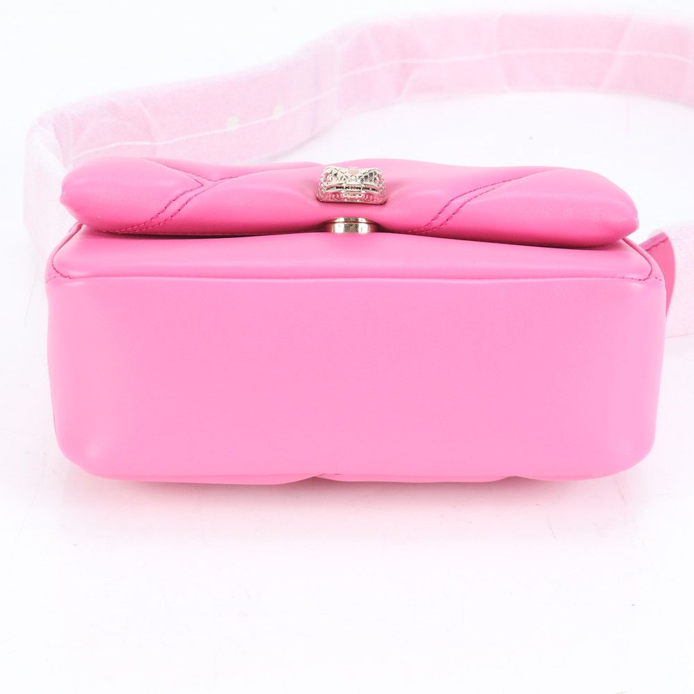 未使用 ブルガリ セルペンティ カボション チェーン レザー 2WAY