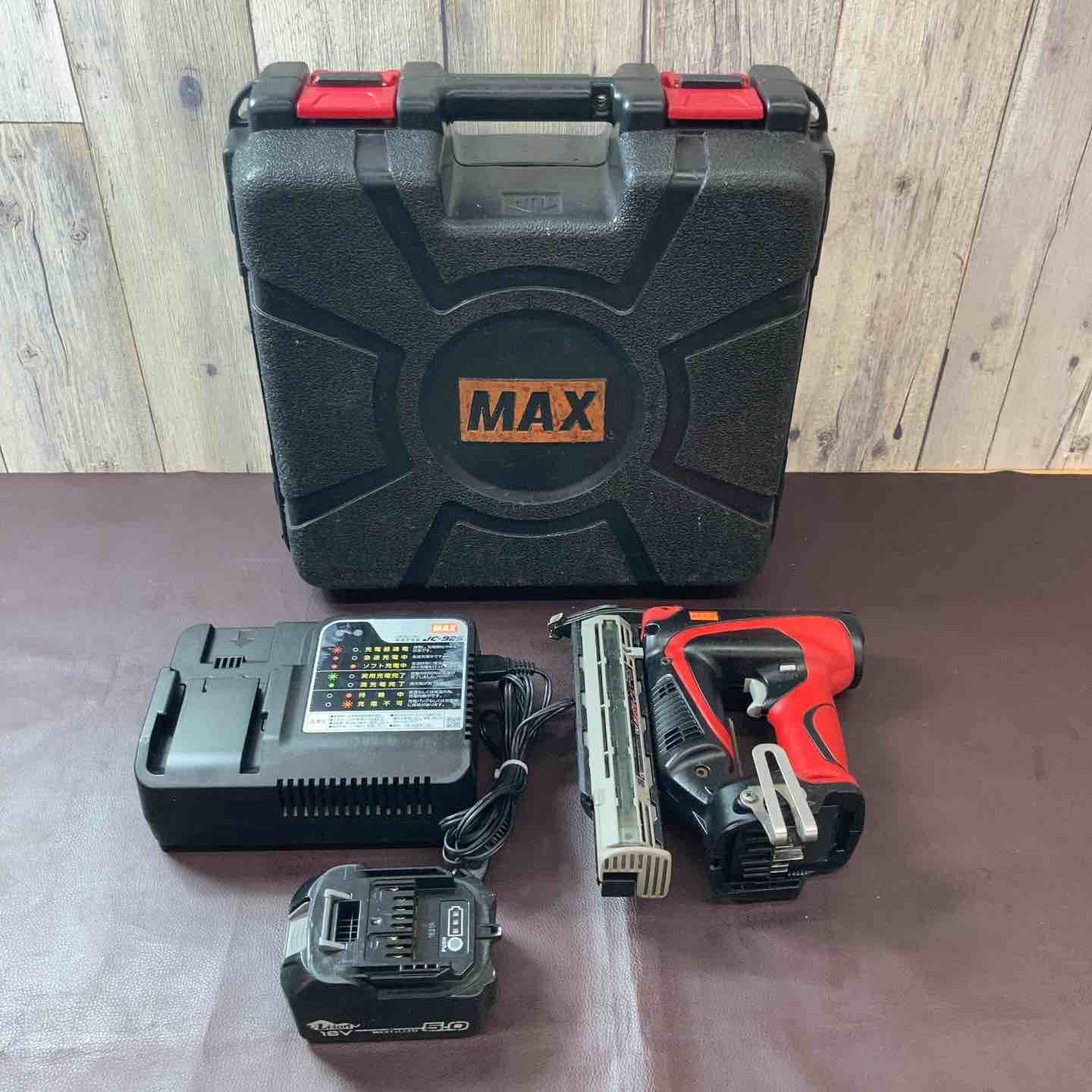 中古品】 ☆マックス(MAX) 18V コードレスフィニッシュネイラ TJ 中古品】 ☆マックス(MAX) 18V コードレスフィニッシュネイラ TJ
