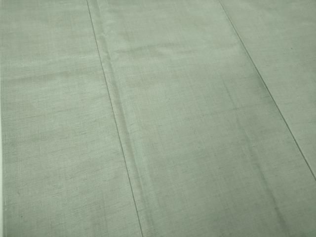 平和屋着物□極上 結城紬 色無地 千草鼠色 逸品 未使用 DZAA8466kh5