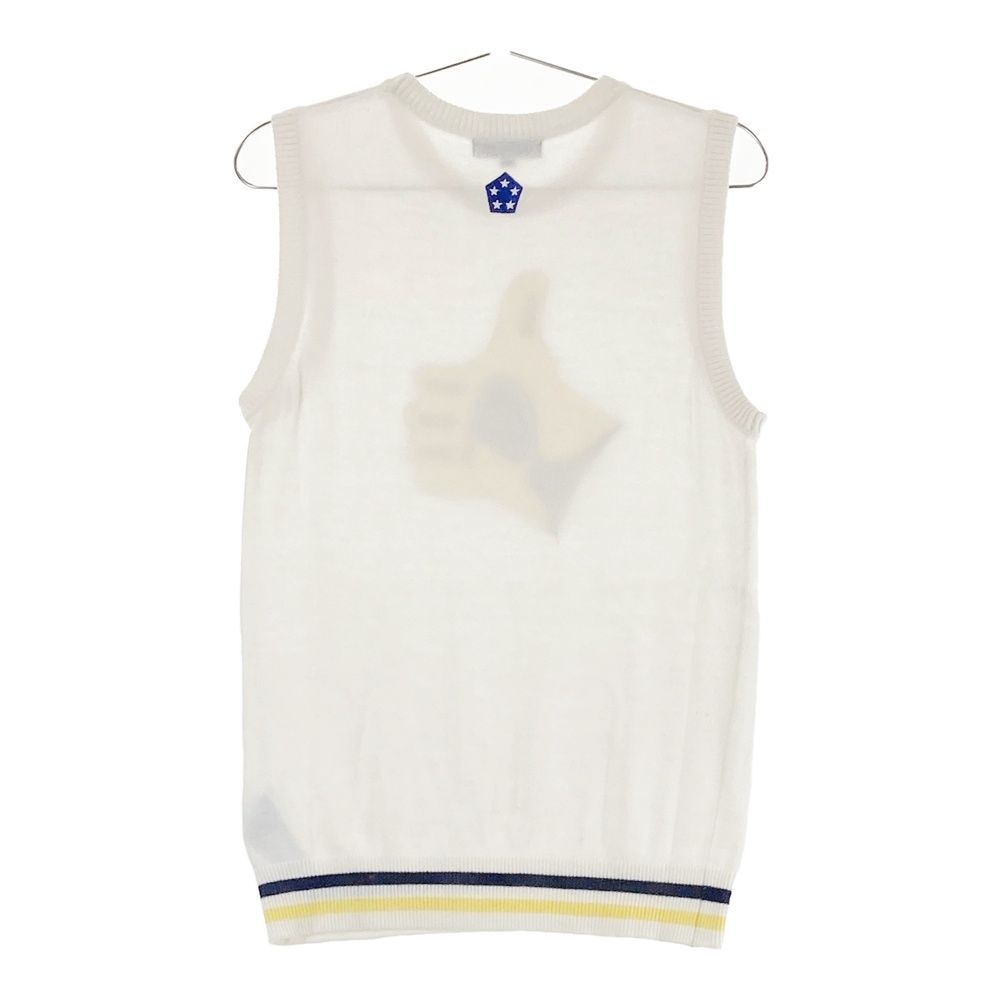 CALLAWAY キャロウェイ Vネック ニットベスト ホワイト系 M ゴルフ