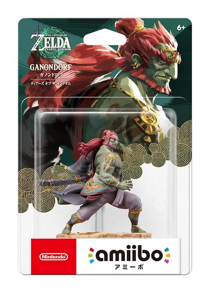 【2体セット】amiiboゼルダ　ティアーズオブザキングダム&ガノンドロフ amiibo ガノンドロフ【ティアーズ オブ ザ キングダム】（ゼルダ