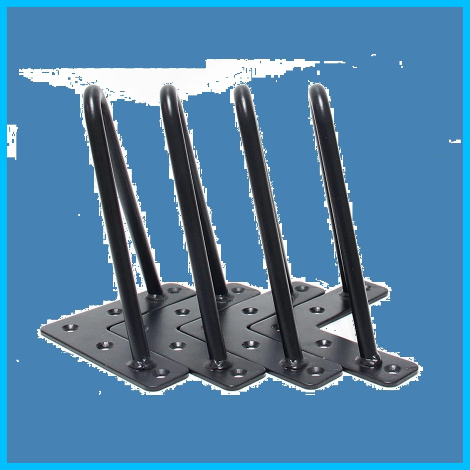 8インチテーブル脚 20cm 鉄脚 アイアンレッグ 4本セット ちゃぶ台 ミニダイニング脚 Signstek DIY素材 ネジ付属