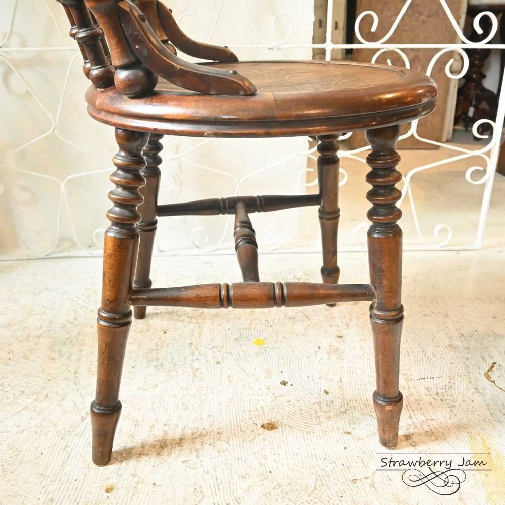 アンティークチェア イギリス家具 ベントウッドチェア 4脚 家具