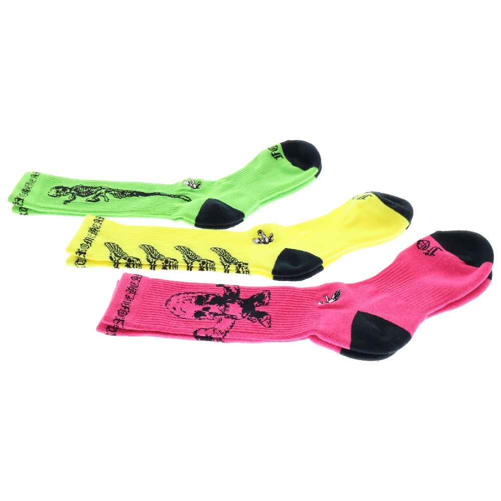 CHROME HEARTS (クロムハーツ) FOTI SOCKS フォティ3足セットソックス