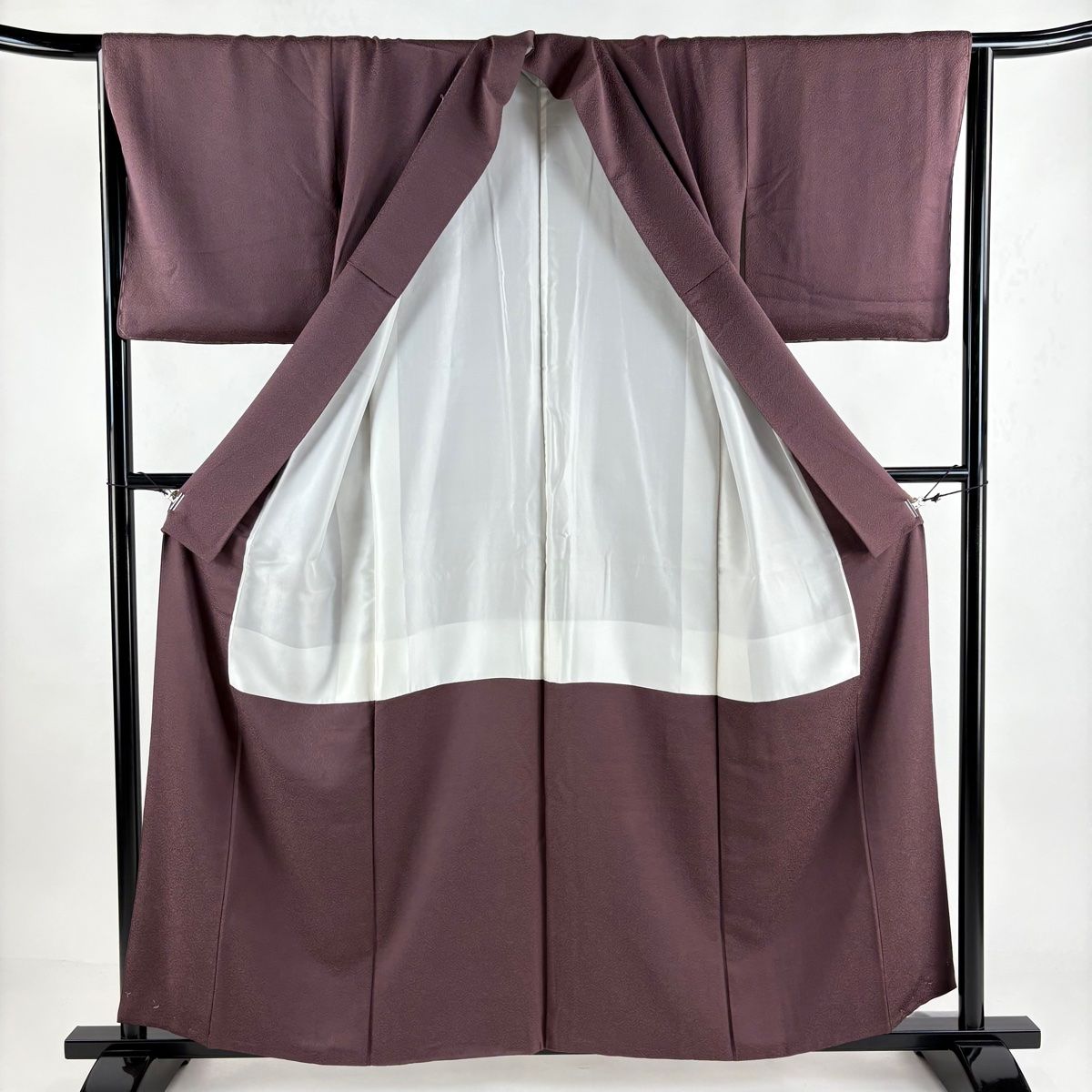 色無地 正絹 コシノヒロコ 苔 身丈158cm 裄丈64.5cm 中古 リサイクル 着物 a4115 色無地 正絹 コシノヒロコ 苔 身丈158cm 裄丈64.5cm 中古 リサイクル