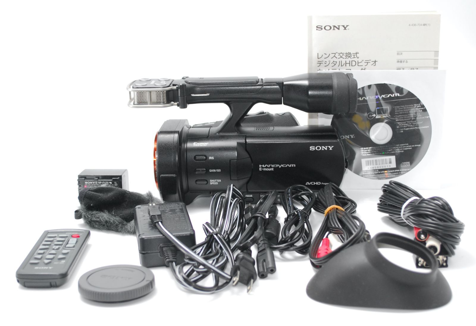 100965☆良品☆ソニー SONY レンズ交換式HDビデオカメラ Handycam