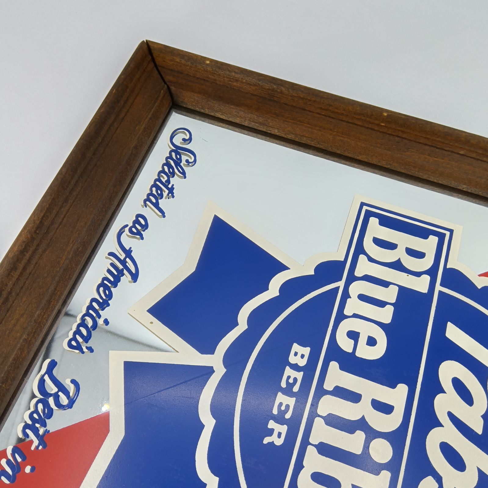 Pabst Blue Ribbon パブミラー 鏡 ビンテージ 壁掛け ビール