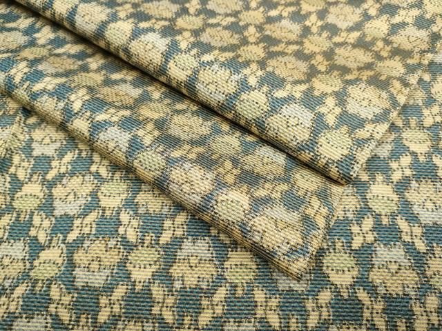 平和屋着物▽上質な紬　単衣　花尽くし　正絹　逸品　DAAV3136du 平和屋着物▽上質な紬 単衣 花尽くし 正絹 逸品 DAAV3136du - メルカリ