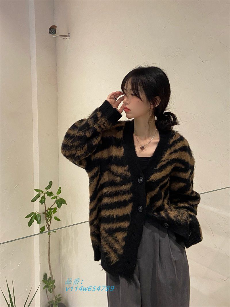 ニットパーカー長袖韓国ファッ