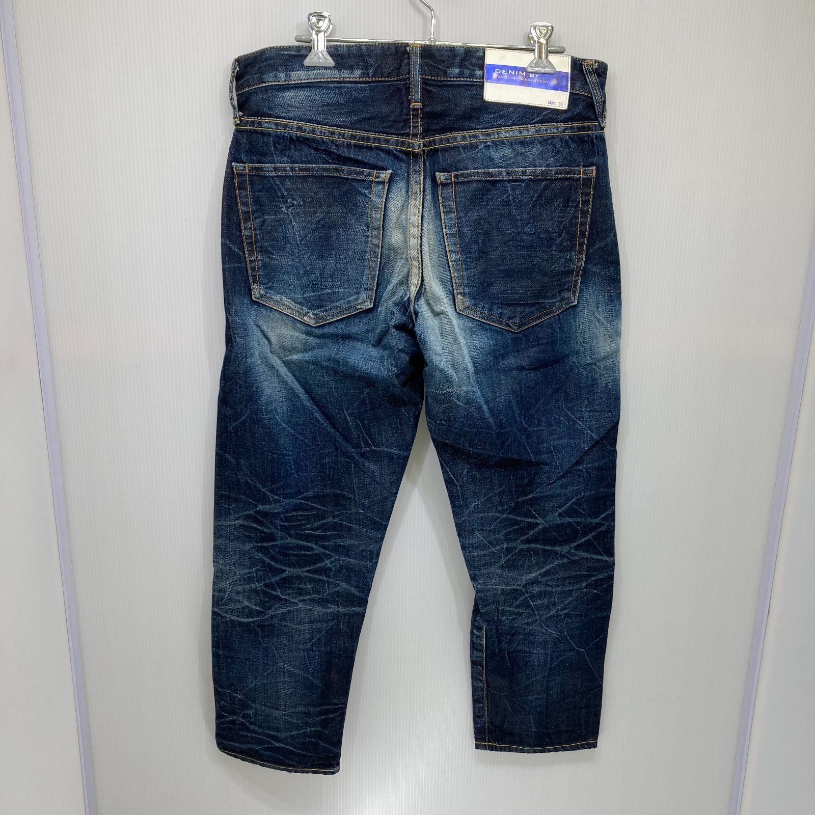 DENIM BY VANQUISH & FRAGMENT クロップドデニム サイズ30 インディゴ 