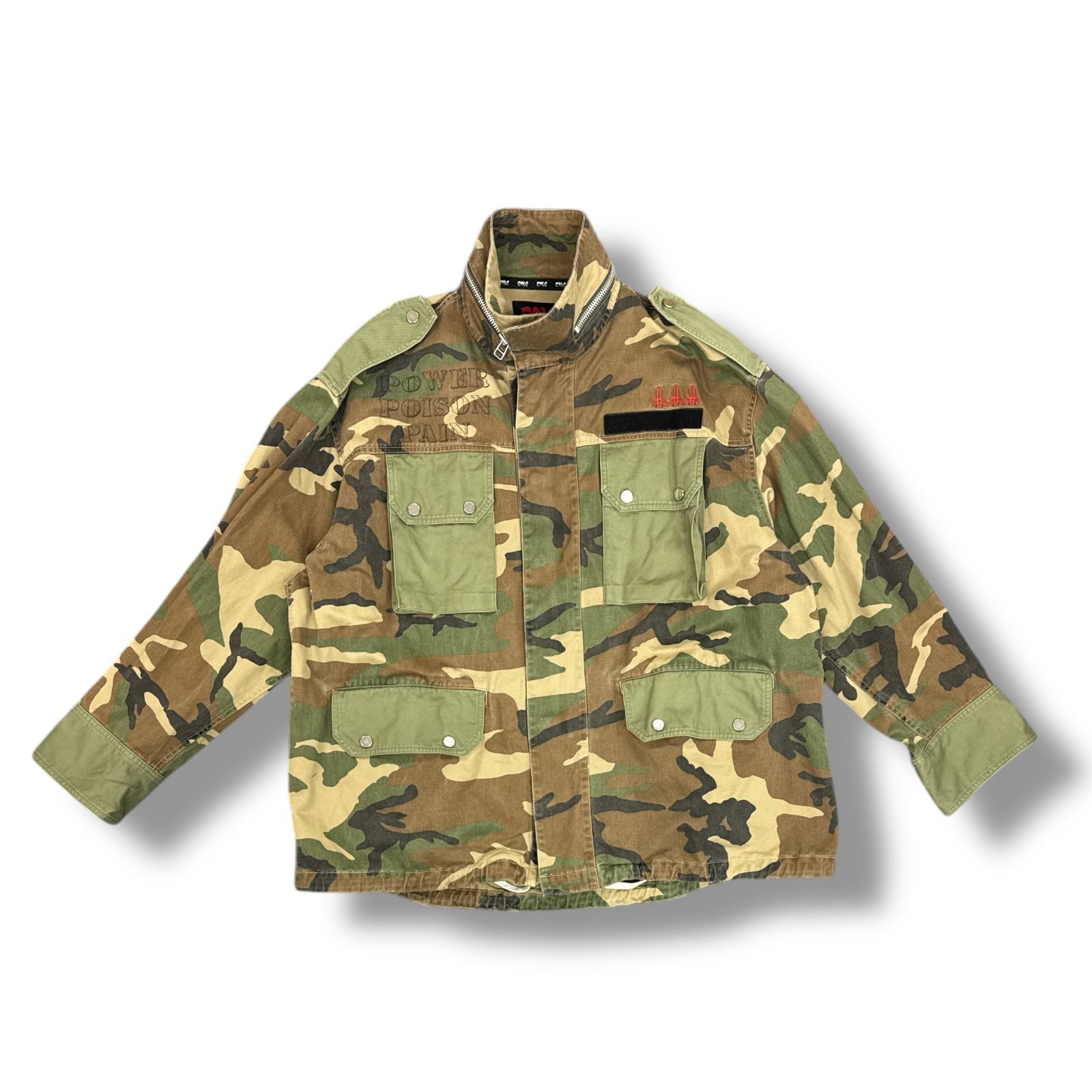 カタリスト ミリタリージャケット カモフラ F カーキ 2101090102