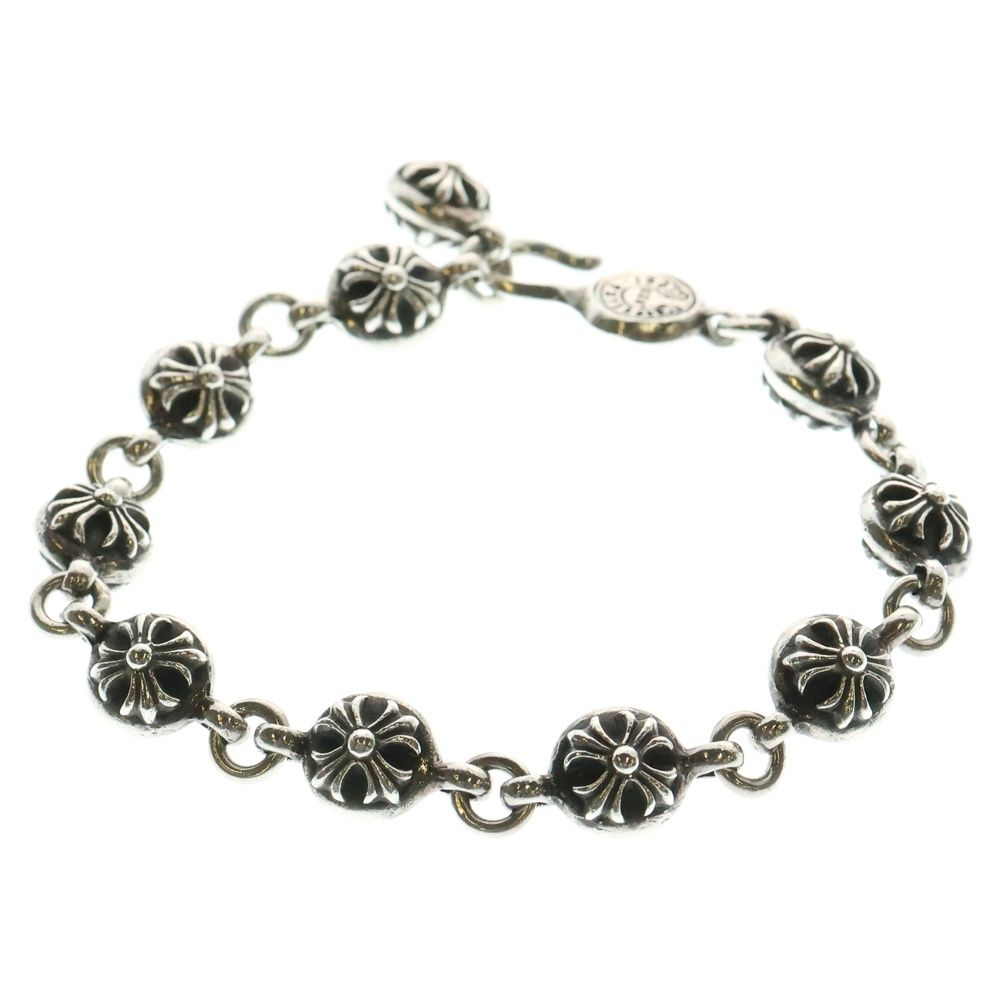 CHROME HEARTS クロムハーツ NO2 BALL 2クロスボールブレスレット シルバー BCA176