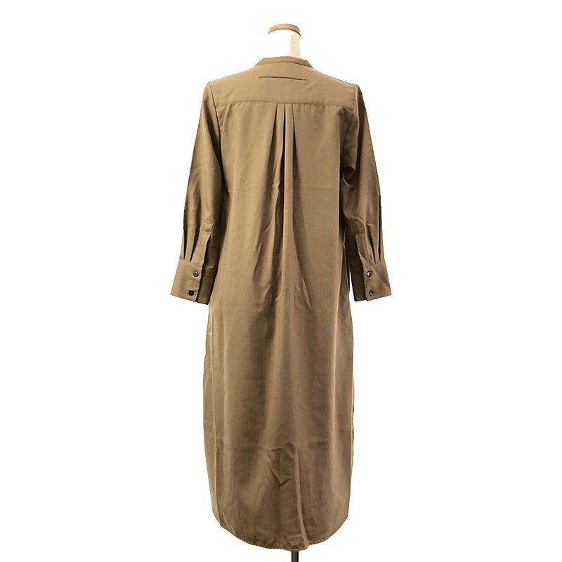 美品♪TICCA ティッカ ウールシャツワンピース チェック ゆったり F 美品】 TICCA / ティッカ | ウール ロングシャツ ワンピース | F