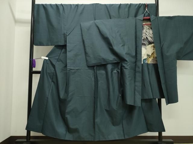 平和屋着物●男性 本場大島紬 アンサンブル 80亀甲 総詰め 正絹 CAAY8220gh