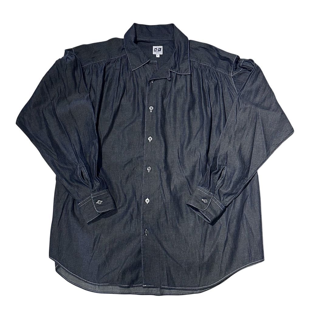 AiE エーアイイー DENIM PAINTER SHIRT 長袖シャツ インディゴ size L 代官山A10