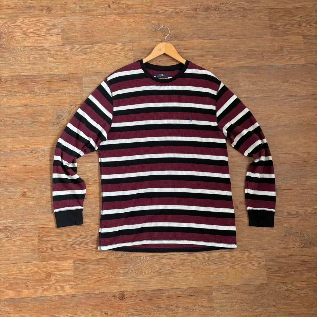 ポロ Ralph Lauren(ラルフローレン) ストライプ Tシャツ XL ほぼ新品  