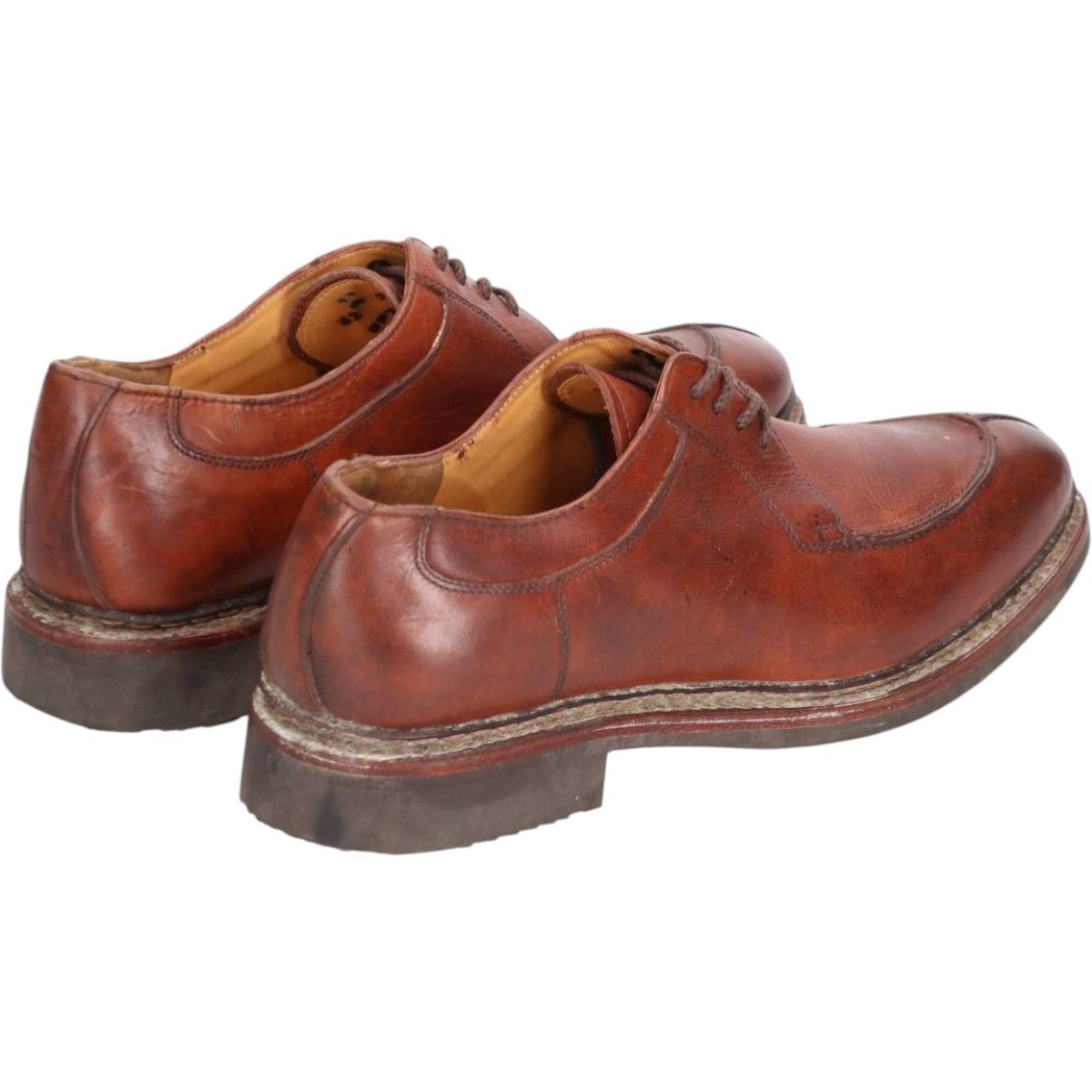 古着 アンビオリックス Uチップシューズ ベルギー製 42 メンズ28.0 cm相当 saa 013463