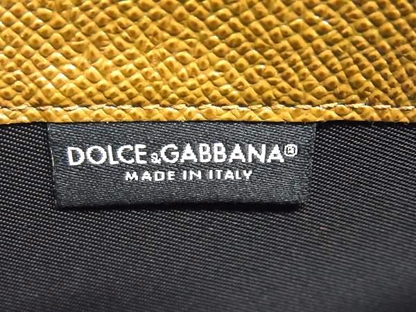  DOLCE＆GABBANA ドルチェ-ガッバーナ レザー ラウンドファスナー 長財布 ウォレット カーキ系 FN 7405 その他 折り財布