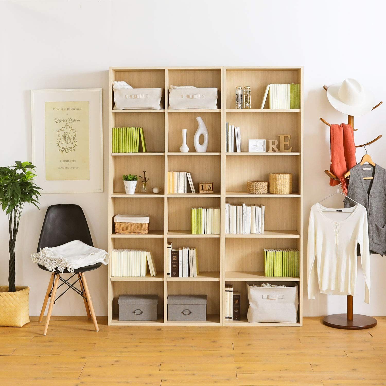 本棚 一人暮らしの部屋や狭いスペースにぴったりサイズ