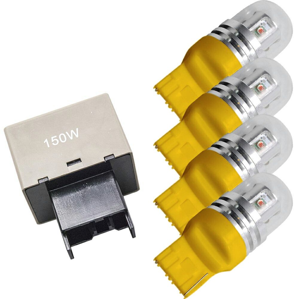 鬼爆閃光 アルテッツァジータ 後期 GXE/SXE10系 [H15.8～H17.7] LEDウインカー球前後セットA+8ピンハイフラ防止ICウインカーリレー