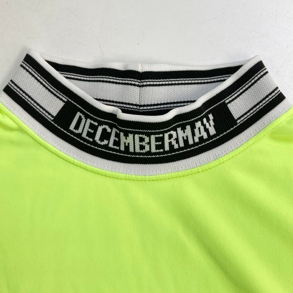 DECEMBER MAY ゴルフ ハイネックシャツ 半袖 女性用 Sサイズ サイズ：M DECEMBERMAY ディセンバーメイ ネックデザイン