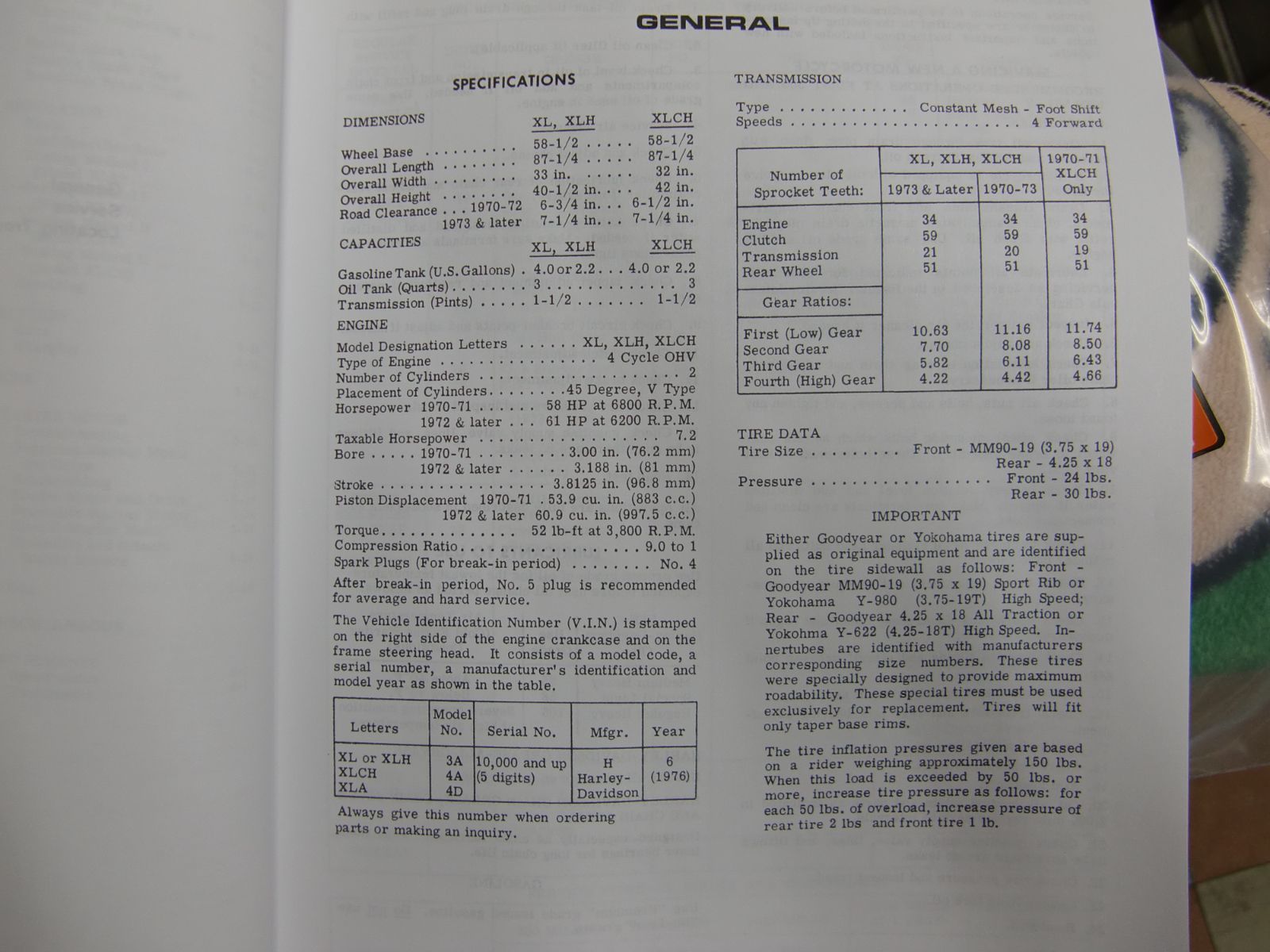48-0922 AMFサービスマニュアルカタログXL.1970-76(在庫あり
