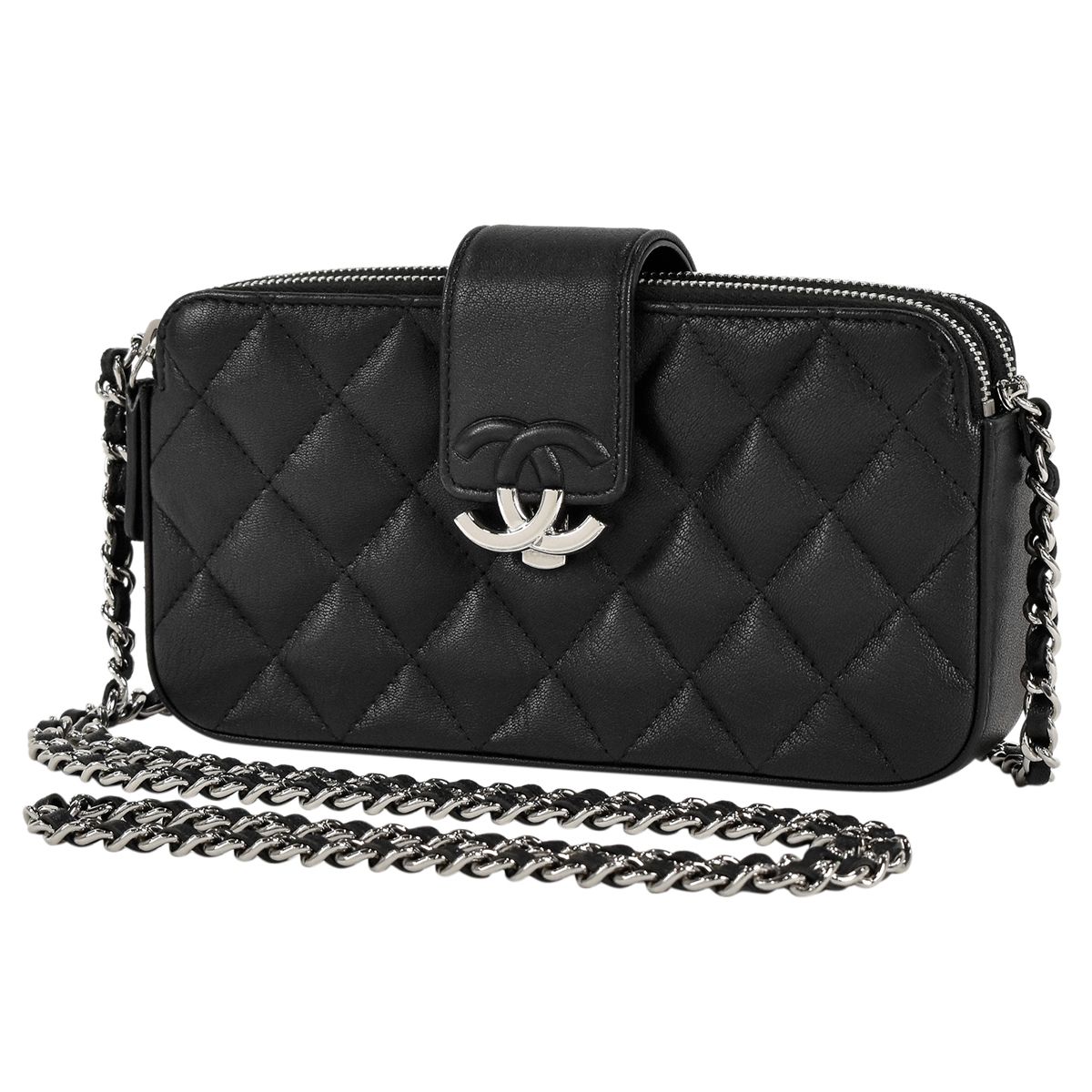 シャネル CHANEL ココマーク チェーン ウォレット マトラッセ